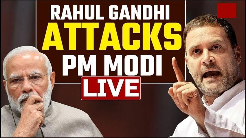 Rahul Gandhi attacked PM, Modi, during Lal Chowk flag raising