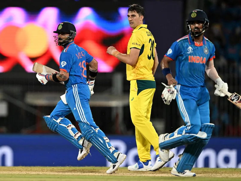 India vs Australia, Cricket World Cup 2023 Highlights: KL Rahul is still unbeaten at 97 as India chases 200 runs with six wickets remaining.