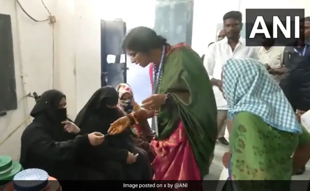 BJP’s Madhavi Latha really looks at characters of Muslim ladies, requests that they lift burqa